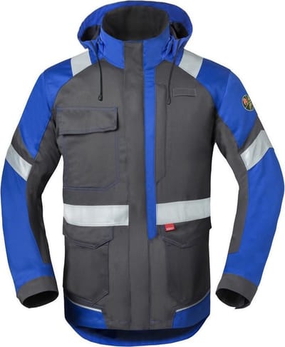 Havep 50188 Parka Charcoal Grijs/Korenblauw maat L