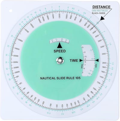 Nautische Glijregel - Plotter Gradenboog - Zeekaart Plotten - Precisie Hulpmiddel - 7.8 Inch Diameter