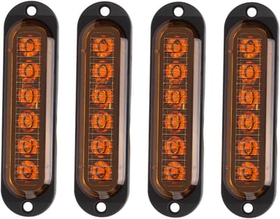 LED Zijmarkeringslichten voor Vrachtwagens - 4 Stuks Hoge Helderheid en Waterdicht