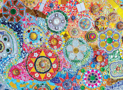 Eurographics - Thailand Mozaïek [Thailand Mosaic] - 1000 stukjes 68×48cm (b×h) - Legpuzzel