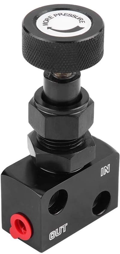 Dailygoods- Drukregelaar Universeel - Doseerventiel Motorsport - 150/1200 psi - Verbeterde Remcontrole - Onmisbaar voor Raceauto's - Remventiel