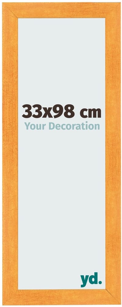 Your Decoration - Fotolijst 33x98 cm - MDF - Oranje - Pisa