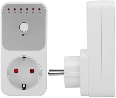 Allecto - Timer Stopcontactschakelaar - Digitale Countdown Timer - Praktisch voor Thuis - Plug-in Schakelaar - Eenvoudig in Gebruik - 230V