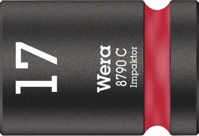 Wera 8790 C Impaktor Außen-6-kant 05004574001 Dopsleutelinzetstuk 17 mm 1 stuks 1/2