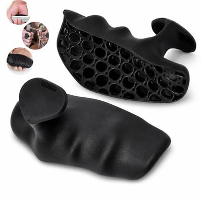 Caimco Lifting Straps – Power Grips voor Fitness & Krachttraining – Anti-Slip Gym Grips voor Deadlifts & Pull-Ups – 2 Stuks – Zwart – Comfortabele Gewichthef Straps voor Mannen & Vrouwen
