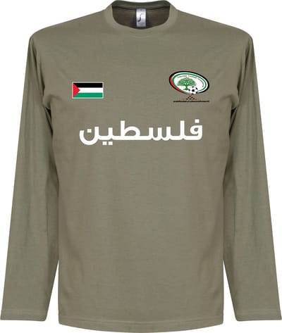 Palestina Football Longsleeve T-Shirt - S