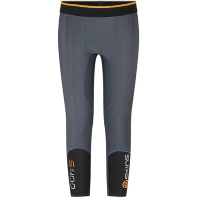 Skins 3/4-legging voor heren met nauwsluitende pasvorm (Zwart)