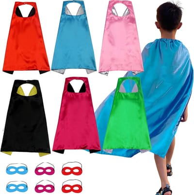 Kostuumcape voor Kinderen, Superhelden Cloak voor Verjaardagsfeestjes, Rollenspel en Avondfeesten, Perfecte Cadeaus voor Jongens en Meisjes
