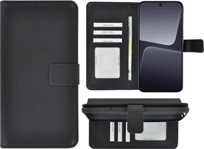 MoDo hoesje Geschikt voor Xiaomi 13 - Kunstleer Book Case - Zwart