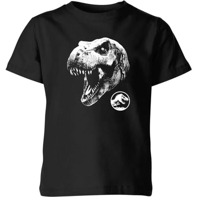 Jurassic Park T Rex Kids' T-Shirt - Black - 110/116 (5-6 jaar)