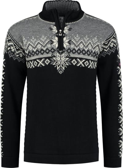 Dale of Norway - 93951 ANNIVERSARY M SWEATER_F - Heren pulloverHeren truien - Kleur: Zwart - Maat: XXL