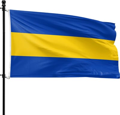 VlagDirect - Papendrecht vlag - Gemeente Papendrecht vlag - 90 x 150 cm.