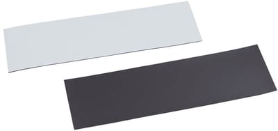 Beschrijfbare Magnetische Etiketten - 50 x 150mm - Wit - 50 stuks