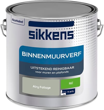 Sikkens - Binnenmuurverf Mat - Airy Foliage - Mengverf - 2,5 L