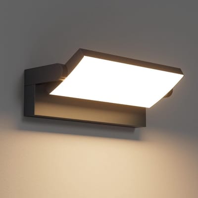 45W Buitenwandlamp met Draaibaar LED Paneel - Waterdicht IP65 voor Terras en Entree - 3480 Lumen Warm Wit 3000K