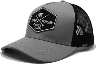 Surf Monkey - Trucker Cap - 5 Panel - One Size - Organisch Cotton - Leiding