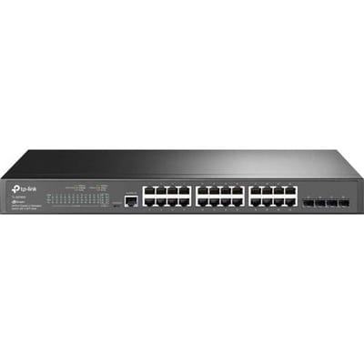 TP-Link TL-SG3428 JetStream 24-Port Gigabit L2+ Managed Switch with 4 SFP Slots