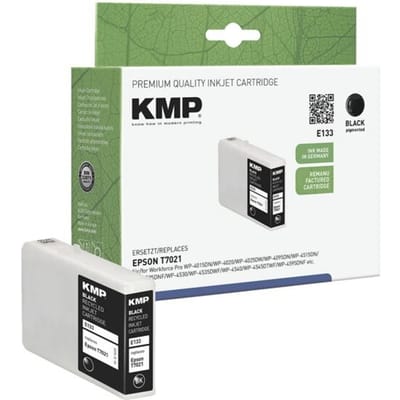 KMP Inktcartridge vervangt Epson T7021 Compatibel Zwart E133 1620,4001