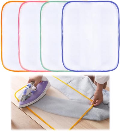 Dailygoody - Beschermdoeken voor Strijken - Hittebestendige Strijkmat 60x40cm - Set van 4 Stuks - Perfect voor veilig strijken - Kleurvast en eenvoudi.