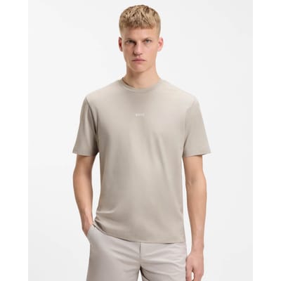 regular fit T-shirt van katoenmix model 'TCHUP'