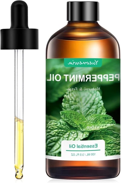 Pure Pepermuntolie 100ml - Essentiële Olie voor Aromatherapie, Diffuser en DIY Projecten zoals Zeep en Kaarsen