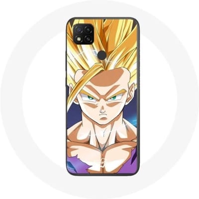 Coque - Maniacase - Xiaomi Redmi 9C - Manga Dragon Ball Sangoku - Jaune - Souple jaune