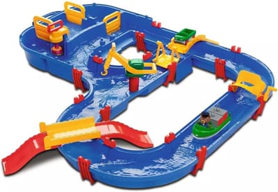DnA® Waterbaan - Watertafel - Waterbaan Aquaplay - Waterbaan Speelgoed - Blauw - 120cm x 105cm x 22cm