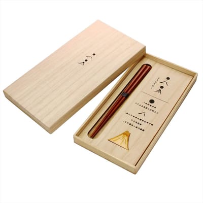 Eetstokjes Set - Japanse Stokjes - Maaltijden Eten - Octagonaal Ontwerp - 21.5 cm - Natuurlijk Hout