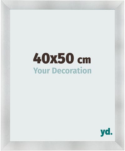 Your Decoration - Fotolijst 40x50 cm - MDF - Aluminium Geborsteld - Pisa