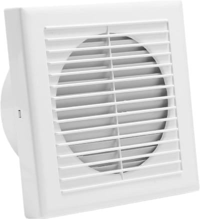 Badkamerventilator - Afvoerventilator - Luchtkwaliteit Verbeteren - Stil en Zuinig - 150 mm - Wit