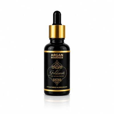 Baardolie met Arganolie — Hydraterend en Verzorgend — Stimuleert Baardgroei — Verzacht de Baard — Baardverzorging Heren — 100% Puur — 30ml