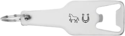 Akyol - hoefijzer flesopener - Paarden - paarden liefhebbers - leuk cadeau voor een paardenliefhebber om te geven - cadeau verjaardag - 105 x 25mm