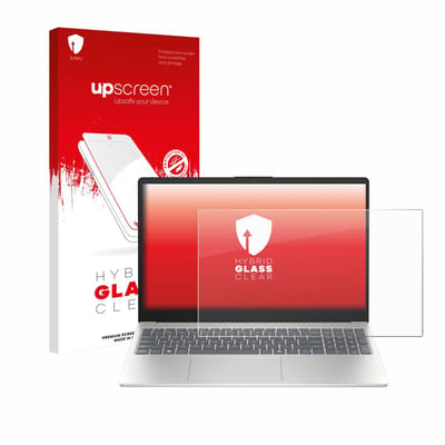 upscreen - Screenprotector voor HP Laptop 15-fd0710ng - Folie Beschermfolie Beschermglas transparant