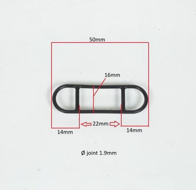 pakking brandstoftank uitlaat voor motor suzuki 600 bandit 1996 tot 1999 44348-87421-000 nieuw