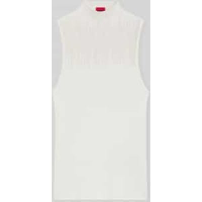 Slim fit top van viscosemix model 'Sieffy'