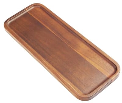Houten Serveerschalen en Dienbladen - Rechthoekige Charcuterieborden en Kaasplank - 35 x 13 cm
