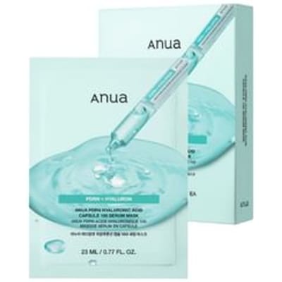 [Anua] PDRN Hyaluronic Acid Capsule 100 Serum Mask 23ml*1EA 10EA white