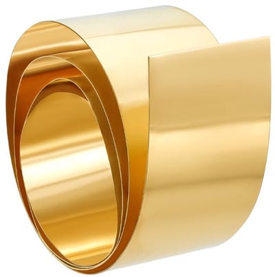 1m Rol Koperplaat Strips 50 x 0.5mm voor Sieradenmaken, Elektrische Reparaties en Creatieve Projecten