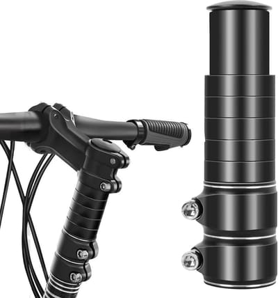 Stuurpenverhogers voor fietsen, verstelbare stuurpenverlenger, 28,6 mm aluminium fietsvork, verhoogt de stuurpenhoogte tot 5,3 inch, geschikt voor mountainbikes, racefietsen, MTB's, BMX'ers en fietsen (1-1/8 inch).