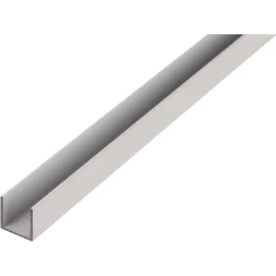 Alberts 475666 U-profiel | aluminium, naturel | 1000 x 10 x 10 mm