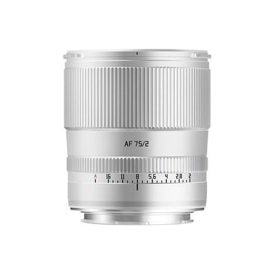 TTArtisan AF 75mm f/2  L Monteren zilver