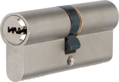 S2 veiligheidscilinder F6 40/40 SKG 2, dubbele profielcilinder (verschillend sluitend)