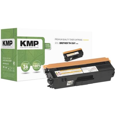 KMP Tonercassette vervangt Brother TN-326Y, TN326Y Compatibel Geel 3500 bladzijden B-T64