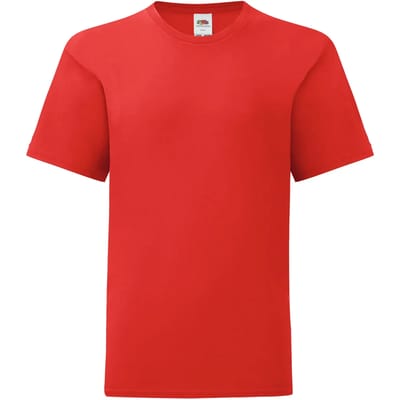 Kinder-T-shirt Fruit of the Loom Iconic 150