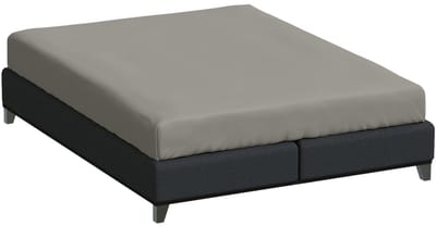 Bella Donna Eenpersoons Hoeslaken Jersey - platina-0125 90/190-100/220