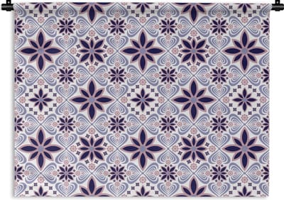 Wandkleed - Wanddoek - Bloemen - Luxe - Design - 120x90 cm - Wandtapijt
