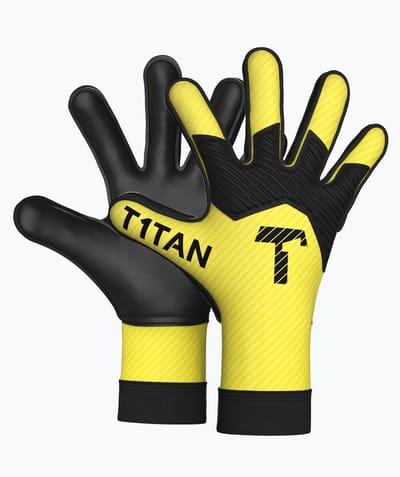 T1TAN Arox 1.0 Yellow Junior Keepershandschoenen kinderen - Maat 3