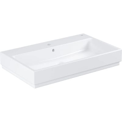 GROHE Cube Ceramic opzetwastafel - Keramiek - 80 x 49 cm - Met antibacteriële afwerking - Wit