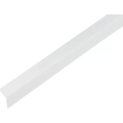 Alberts 432973 hoekprofiel | zelfklevend | kunststof, wit glanzend | 1000 x 20 x 20 mm
