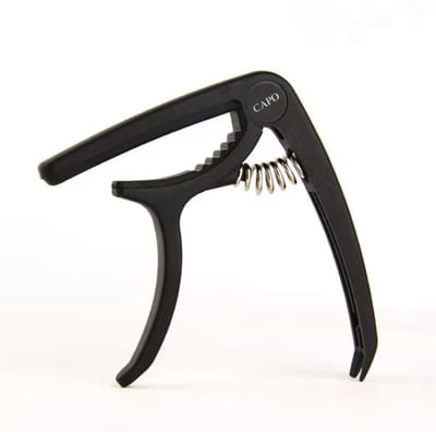 Zwarte Capo - Gitaar Capo - Gitaarklem - Muziek-Instrumenten - Akoestisch/Elektrisch - Zwart - Gitaar accessoire - Muziekinstrument gereedschap - CHPN